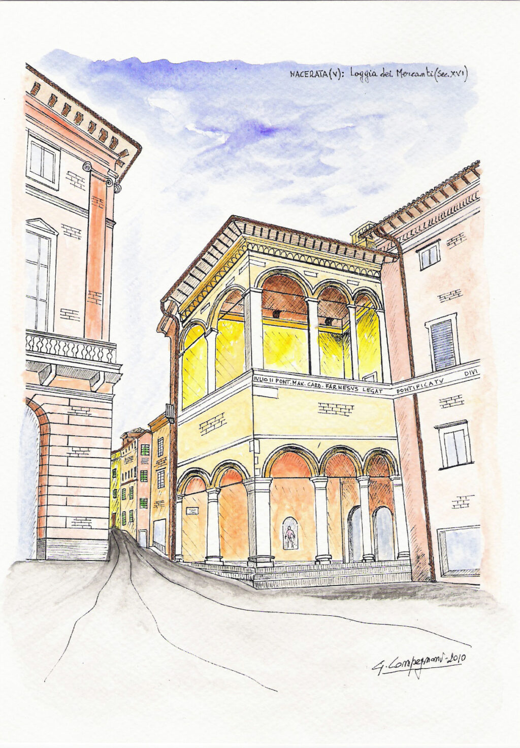 Macerata Ia loggia dei mercanti 5 acqa