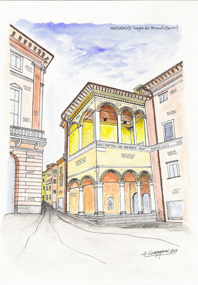 Macerata Ia loggia dei mercanti 5 acqa